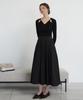 ARTID Pleated Nylon Full Skirt_Black