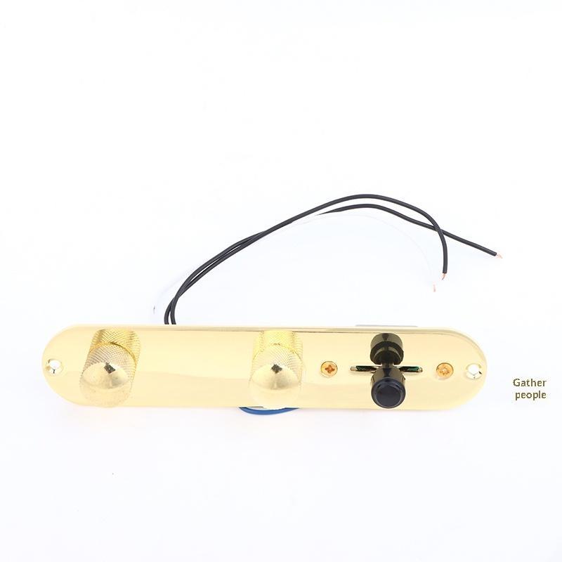 1Pc Way Wired Loaded Prewired Harness 3 Way Switch Knobs Linear Iron Plate Control Circuit Assembly For Tele Guitar Parts