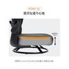 Claiks Seat Chair with Armrest, 360 Degree Smooth Rotation, Swivel Chair, Floor Chair, Flip-Up Armrest, Ergonomic Desk Chair, Compatible with Low