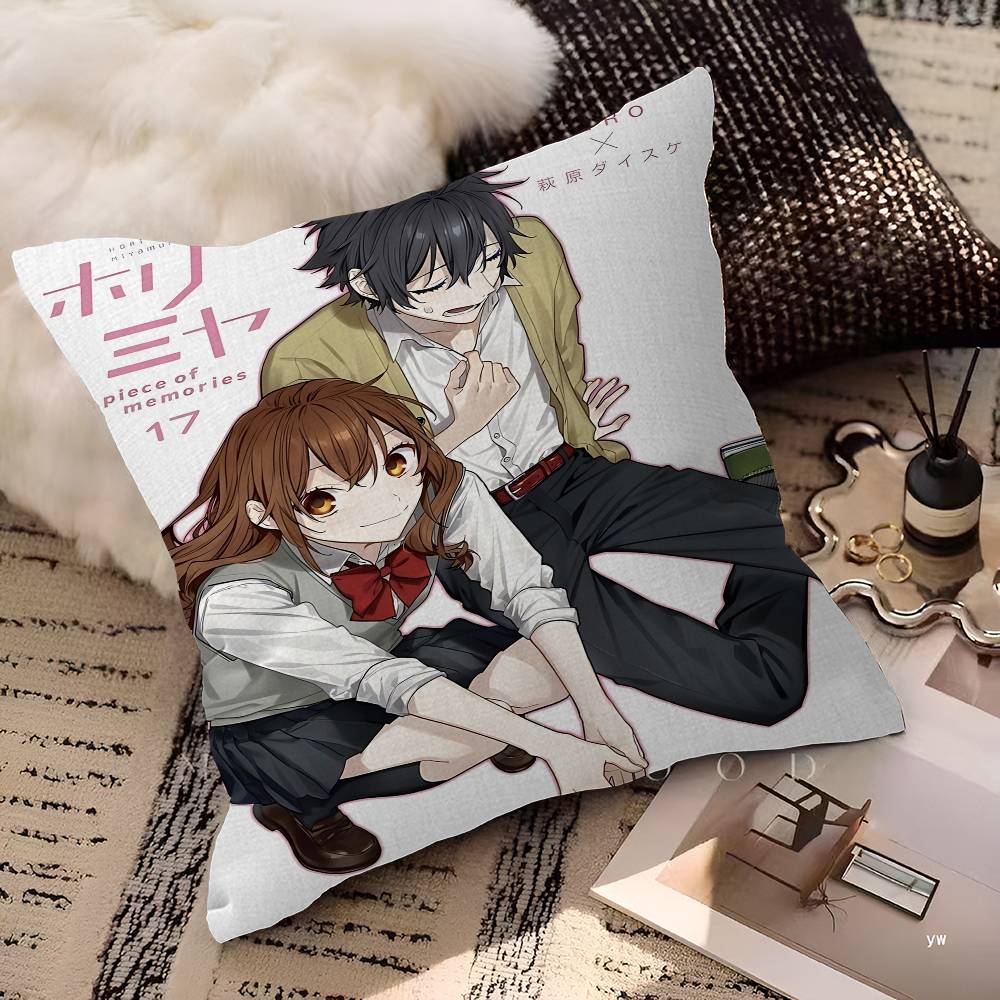 Anime Figure Horimiya Maple Design Cushion Cover Happy Autumn Harvest decor Holiday Decorati Pillow Cover