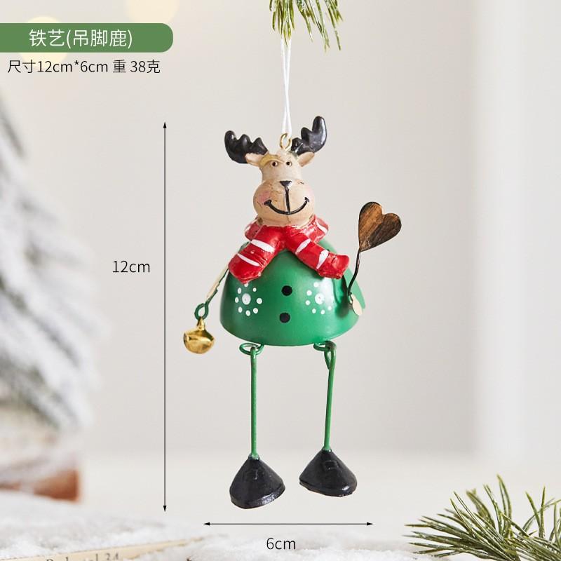 New Christmas Wrought Iron Decorative Cabin Mailbox Indoor And Outdoor Decorations, Bar, Shopping Mall Window Ornaments