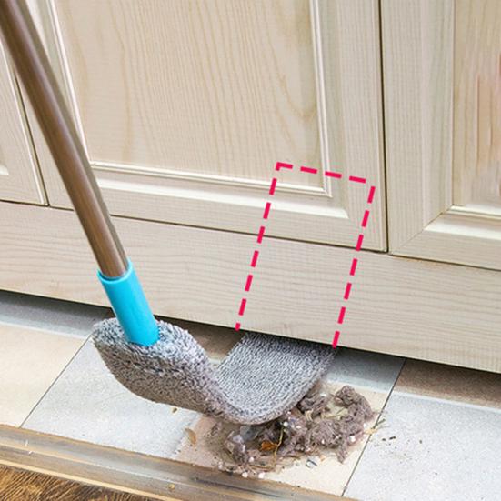 Retractable Gap Dust Cleaning Tool with 2 Microfiber Clothes Long Handle Flat Duster Flexible Dusting Accessory