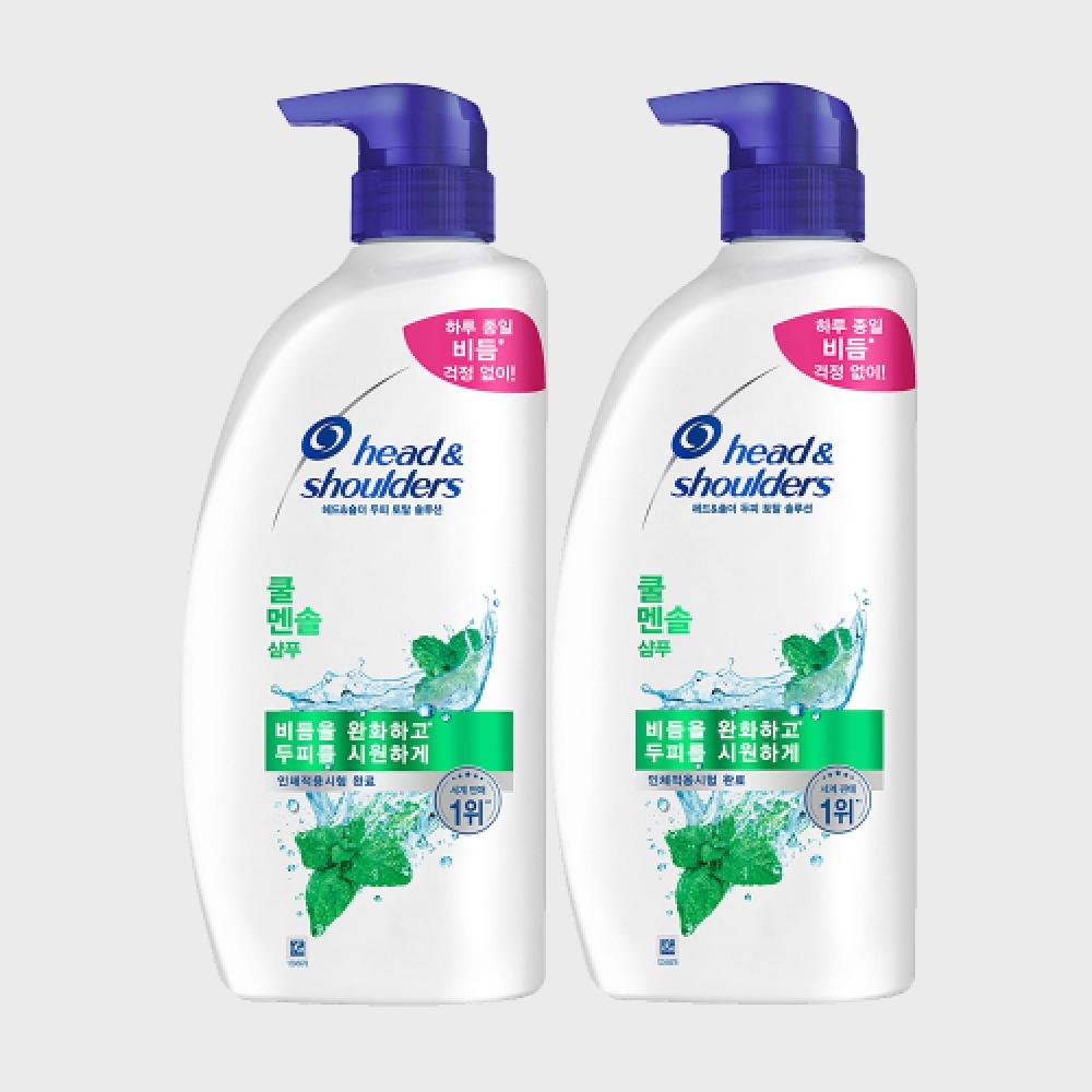 

Head Shoulder Cool Menthol Shampoo 850ml X 2 Coolmensol Shampoo, 850 ml, 2 pcs [H46*2]