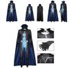 Halloween Megamind Cosplay Jumpsuit Cloak Glove Set Performance Costume For Anime Events