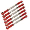 6 pcs 81mm   Aluminum Servo Links Tie Rod Set for RC Car Accessories
