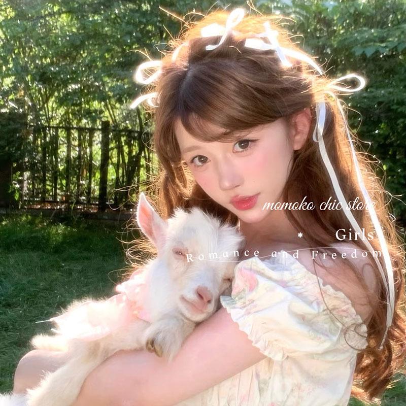Ju Jingyi Style Ballet Bow Hair Clip Set: Ribbon Duckbill Clips for Girls' Braided Hair Accessories