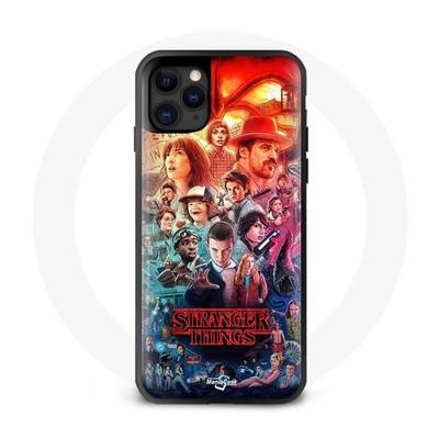 Husă pentru Iphone 13 Mini Stranger Things Teaser Sezonul 4 Poster Personaje Artă