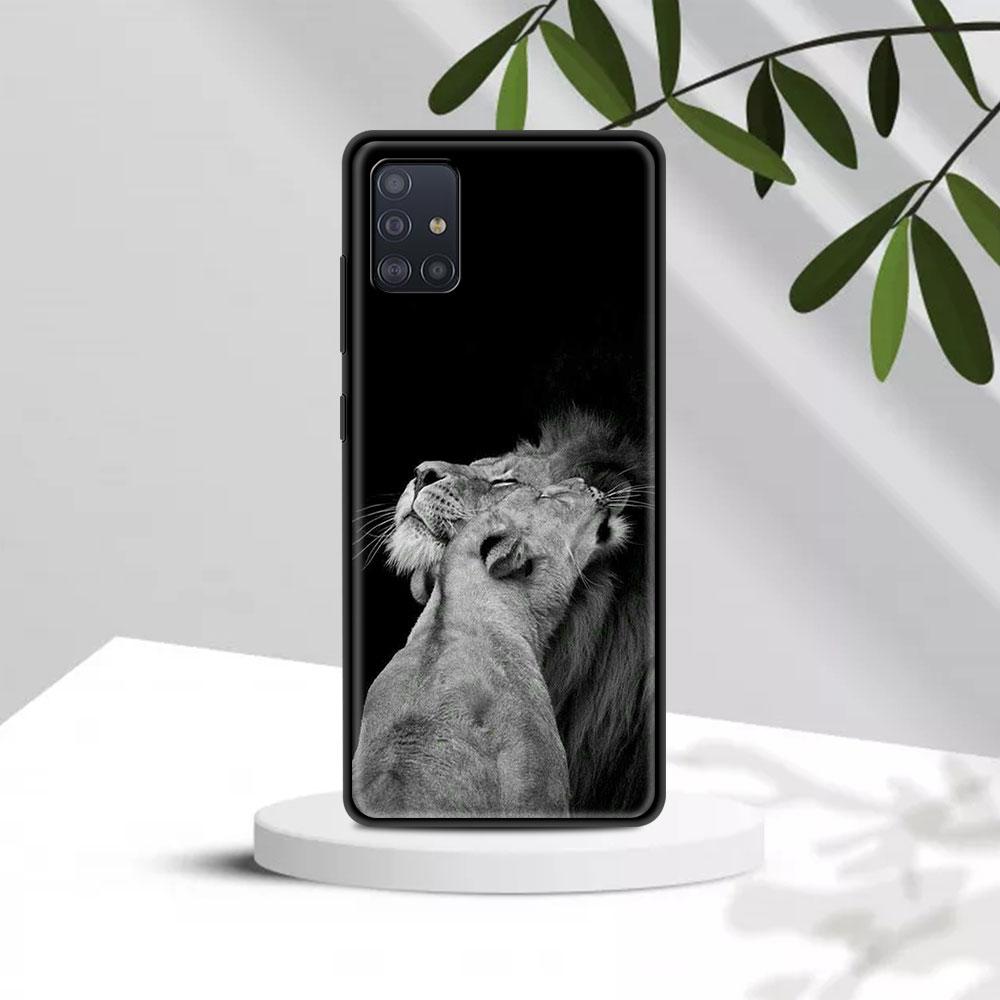 

Чехол для Samsung A91 A72 A71 A52 A51 A42 A41 A32 A31 A21 EU A21s A12 A11 A02s A02 A01, чехол Fundas Shell Lions Samsung A51