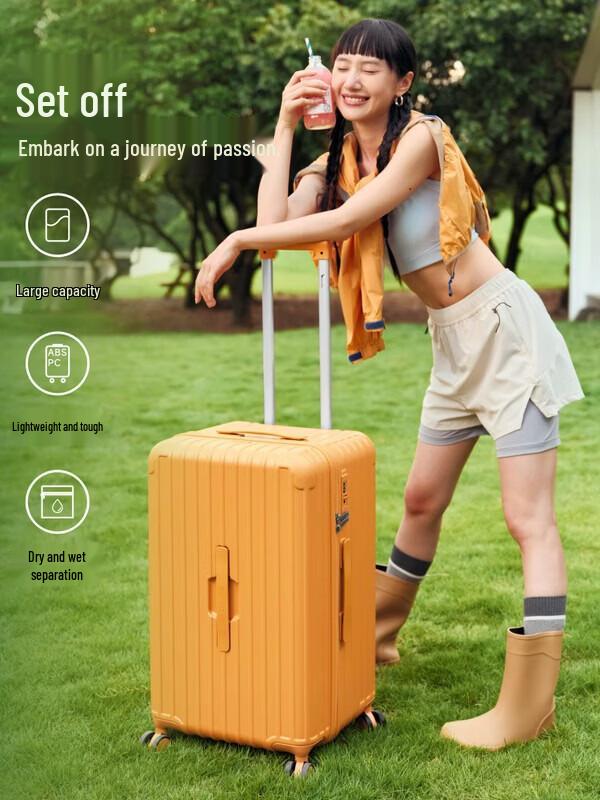 

OIWAS Large Capacity Three-Seven Split Checked Luggage