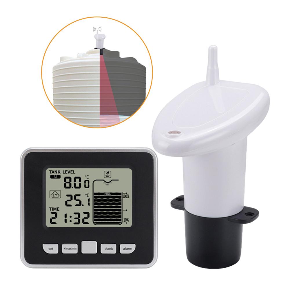 Smart Water Tank Level Gauge with Indoor Temperature Display Efficient Monitoring of Tank and Room Temperatures