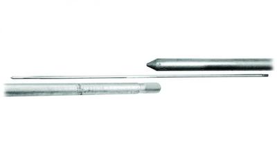 Grounding Rod 1.5M Diameter 16mm Screw-on Extension Galvanized Zinc (Threaded On Both Ends) R.8164G