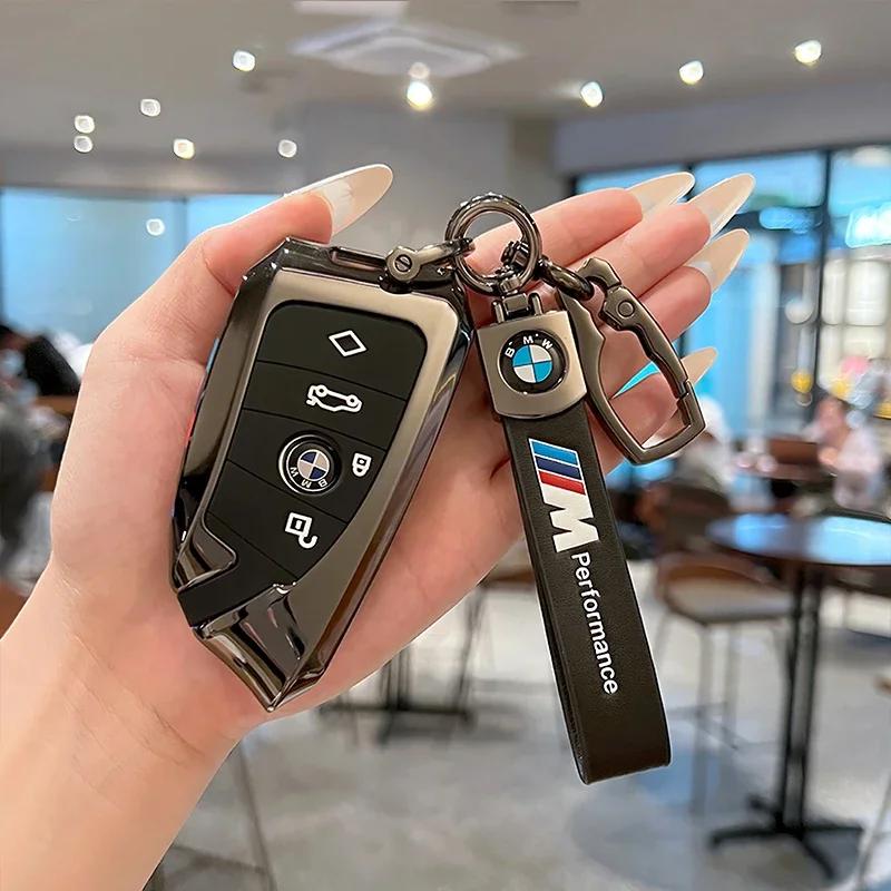 Car Key Case Cover for Bmw F20 G20 G30 X1 X3 X4 X5 G05 X6 X7 G11 F15 F16 G01 G02 F48 Holder Shell Accessories GX6