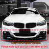 For BMW 3 Series GT F34 2013-2020 M Sport Version Tuning Accessories Front Splitter Bumper Lip Air Deflector Decoration Tuning