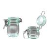 2 Pcs Miniature Storage Jars Doll House Mini Transparent Jar with Lid