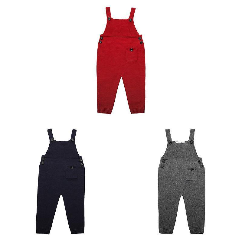 Premium Quality Kids Baby Boy Girl Knit Cotton Bid Pants Romper Jumpsuit For All Seasons