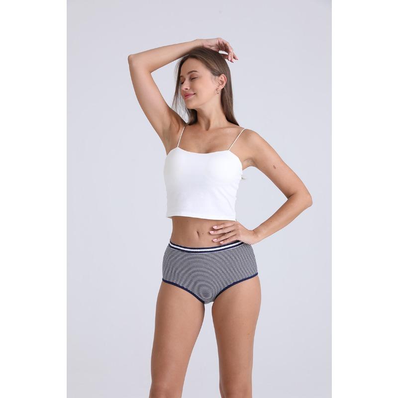 Termounderkläder Plus Size Trosor Dam Mellanhöga Trosor Tjocka Triangelbyxor för Kvinnor