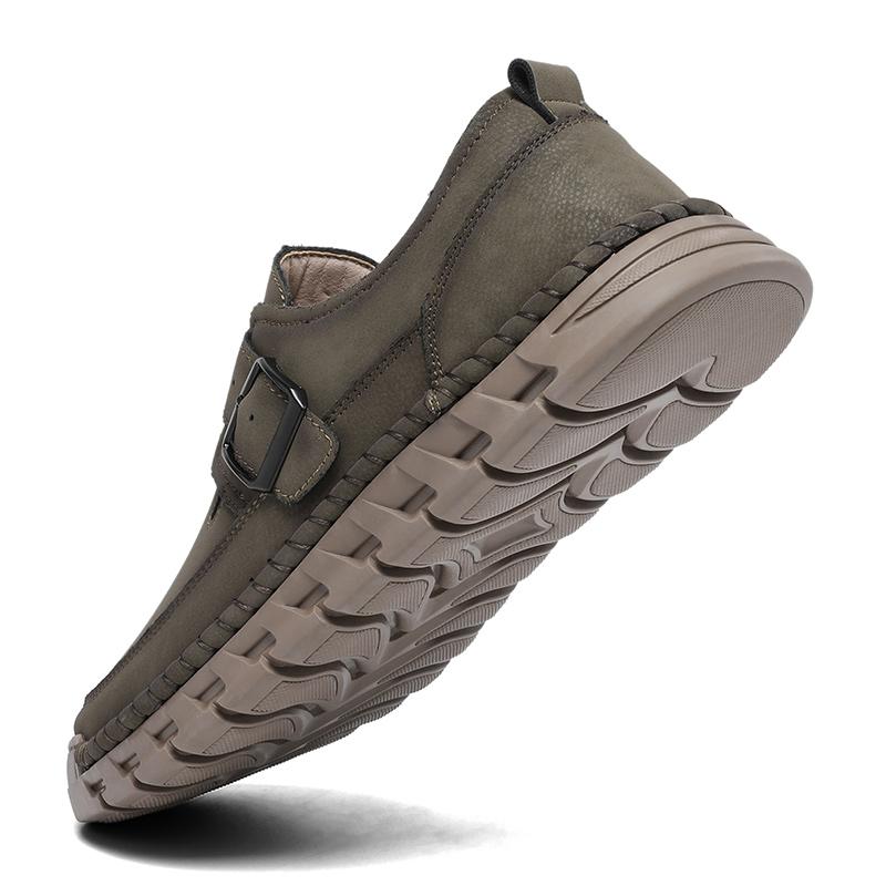 New Men's Casual Shoes Handmade Leather Loafers Comfortable Men's Shoes Quality Leather Flat Moccasins Men's Sneakers