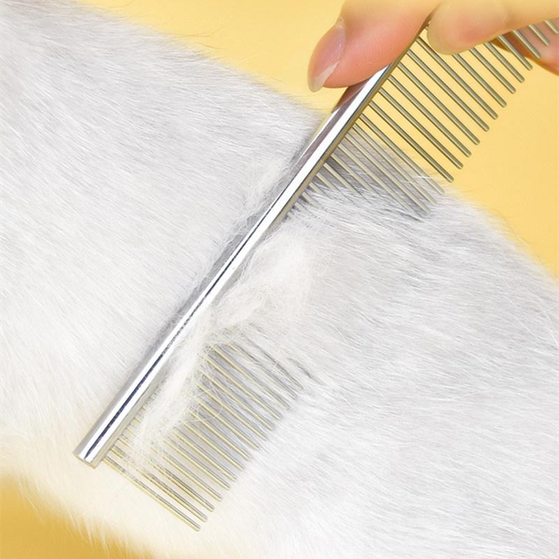Dog Comb Massage Dog Brush Stainless Steel Combs for Dogs Hair Remover Pet Grooming Cat Hair Comb Cleaning Tools Pet Accessories