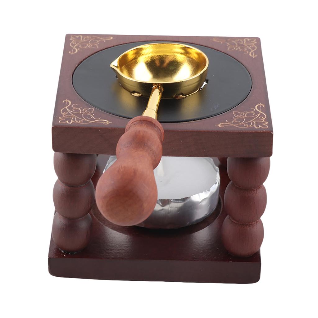 European Style Vintage Sealing Stamp Wax Seal Warmer Stove Furnace Tool
