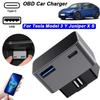 Fast Charging OBD Adapter Charger 18W Power OBD2 Splitter for Tesla Model 3 Y Juniper X S