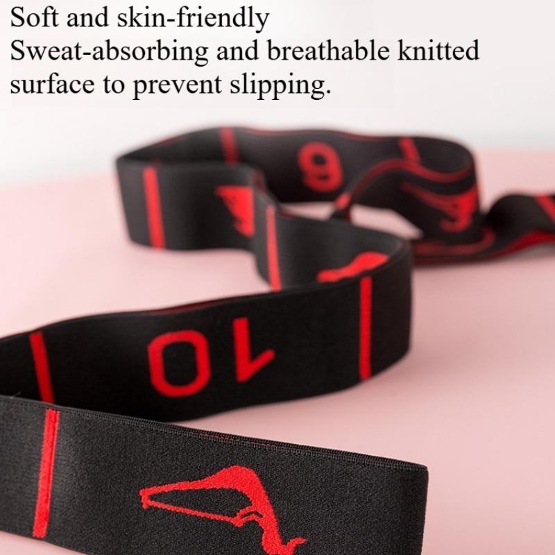 1 Stück Yoga-Gummiband, Damen Schulterfrei Spannband, Kinder Lateinamerikanischer Tanz Spezialübung Digitales Dehnband, Dehnband