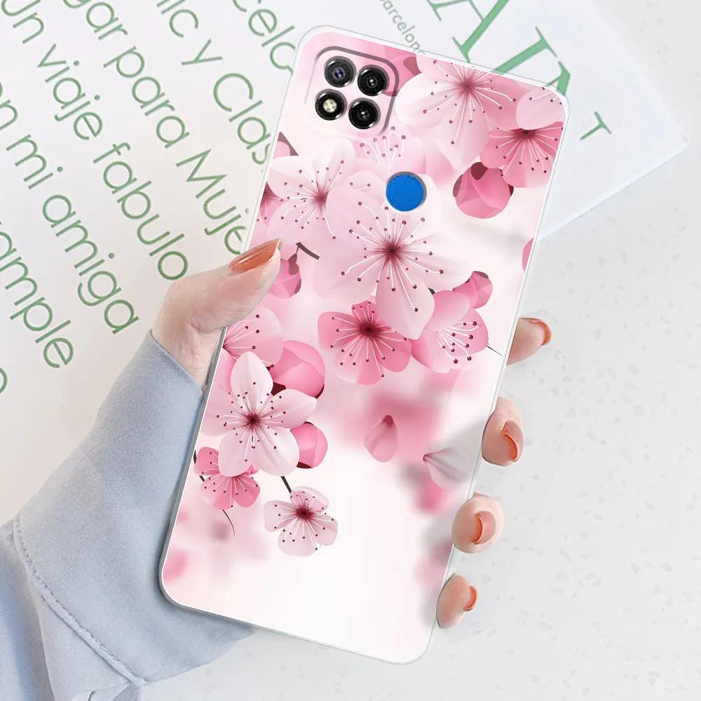 For Xiaomi Redmi 9C Case For Redmi 9C NFC Marble Transparent Silicone Soft TPU Case For Redmi 9C Redmi9C NFC Cover Bumper Back