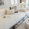 Velvet Sofa Cover Adjustable Sofa Seat Cover Living Room Sofa Covers Quilting Sofa Pad Removable Slipcover Nordic Couch Covers