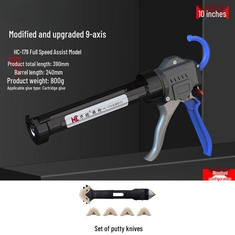 Upgrade Nine-Axis Automatic Glue Gun: Effort-Saving, Precision Beauty Glue & Hard Barrel Caulking Tool
