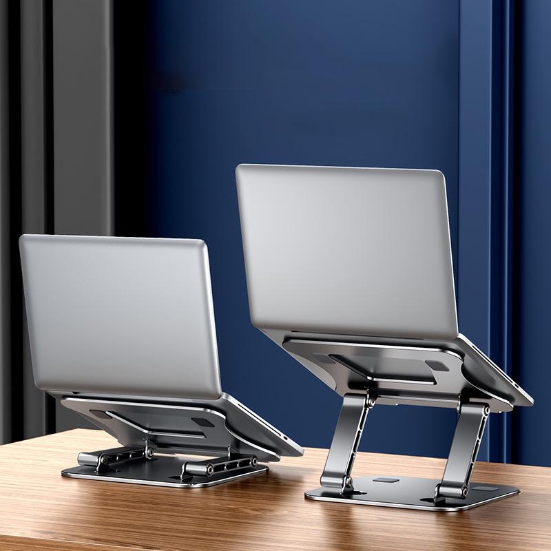 515 Laptop Stand: Adjustable 360° Rotating, Foldable & Lifting Cooling Base for Desktop Computers