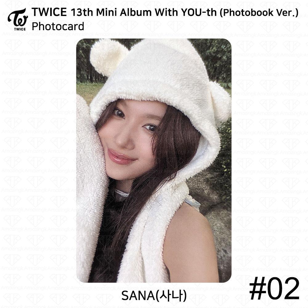 Twice 13th Mini Album With YOU-th Youth Photocard Poster Film Sticker Sana KPOP K-POP