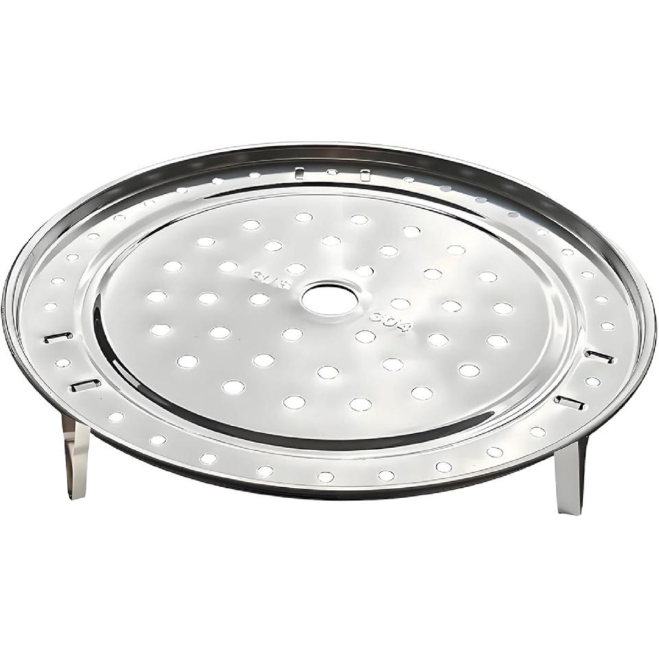 Steamer Rack, 6.89 Inch/17.5cm Detachable Legs 304 Stainless Steel Steaming and Cooling Rack Basket Holder for Pressure Cooker Pot and Pan