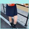 Cord-Bleistiftrock für Damen Herbst Winter Hohe Taille Schmale Passform Eleganter Stil