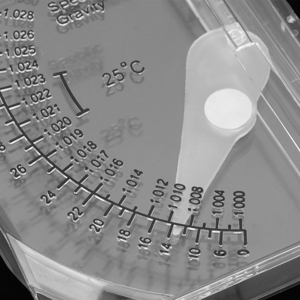 Transparent Seawater Salt Meter Square Shape Salinity Measuring Device Salinity Tester Aquaculture