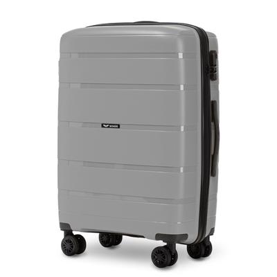 Wings Hawfinch 3.0 Medium Suitcase Polypropylene 24" D. Grey