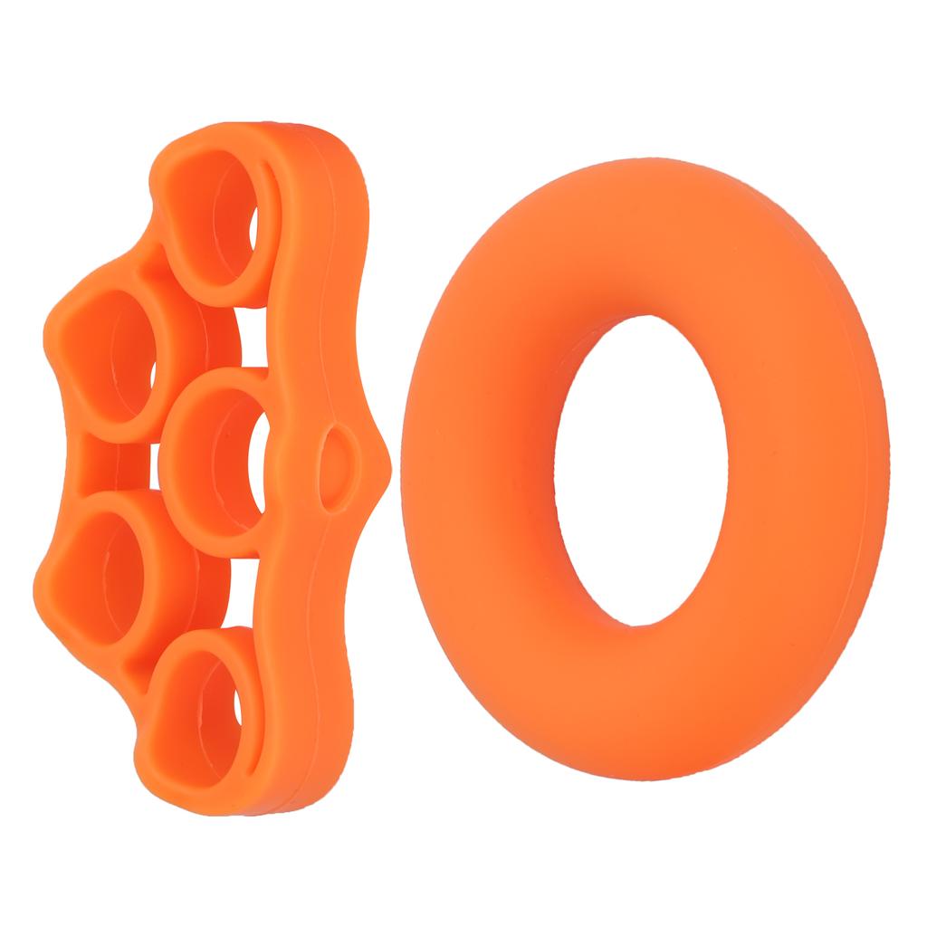 2Pcs Finger Trainer Hand Strengthener Stretcher Exerciser Silicone for Musician Guitarist