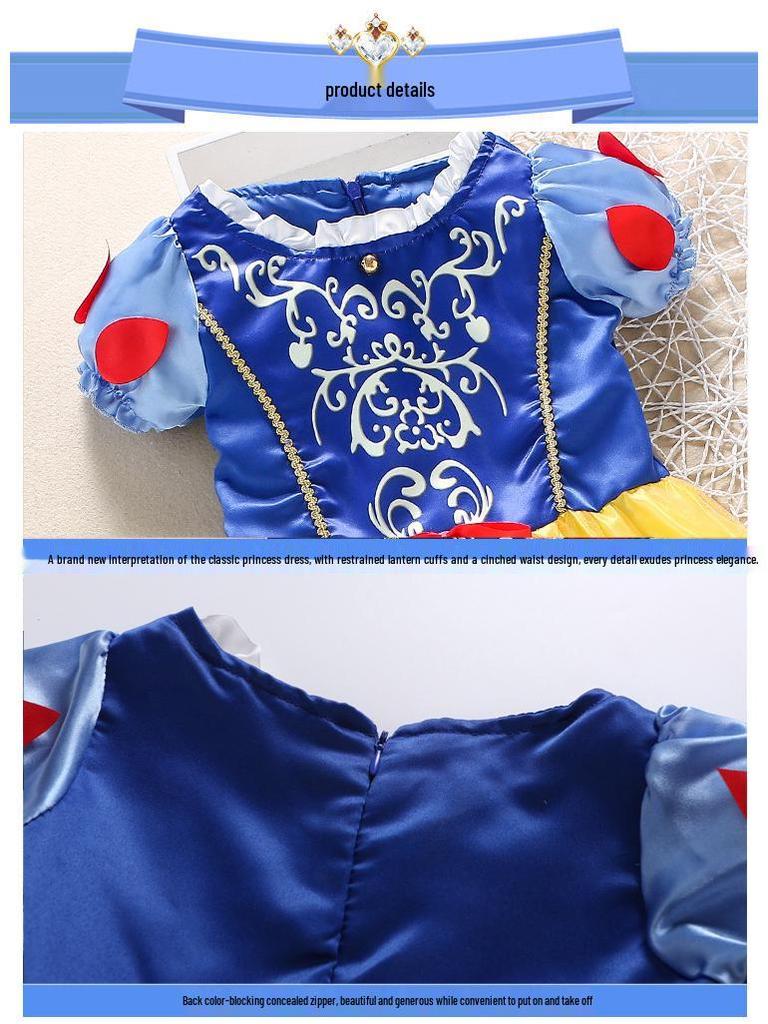 Vestito Estivo da Bambina Principessa Frozen - Costume Formale & per Esibizioni