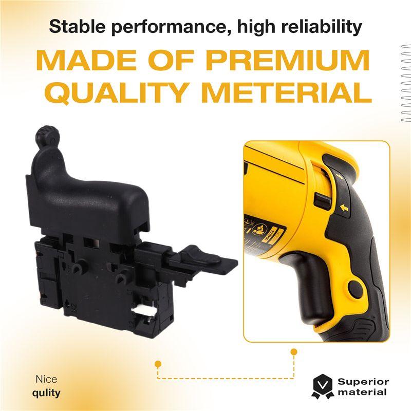 A20F-For 649381-00 Electric Drill Replacement Switch DWD110K N434159 Power Drill Power Tool Accessory DWD112