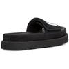 (WMNS) UGG Laton Slide Black Silver Slippers 'Black Silver' Women's 1110110-BSVR
