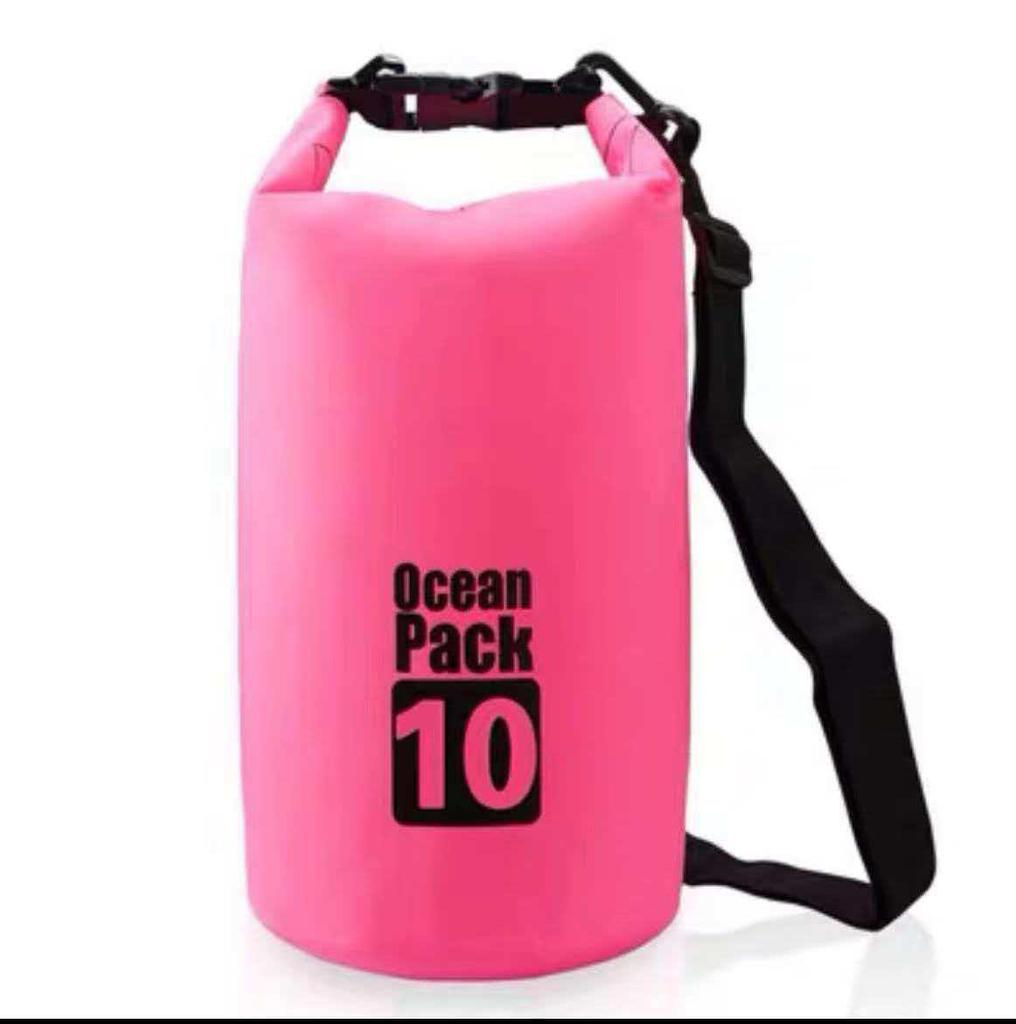 Borsa da Esterno Impermeabile di Grande Capacità con Custodia per Telefono - Ideale per Trekking, Rafting, Nuoto - Zaino Convertibile a Spalla Singola/Doppia