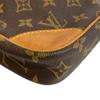 LOUIS VUITTON M51827 second Monogram leather Marly Dragonne Clutch bag Brown leather unisex Used