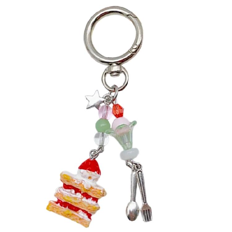 

Cute Keychain Pendant Decorative Keychain Key Charmf or Gifts and Personal Use зелений
