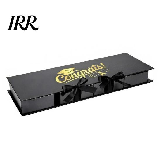 Gift Box Graduation Box, GRAD Letter Shaped Cardboard for 2026 Grad, Card Holder DIY Fillable Snacks Candy Flowers, Party Decor & A
