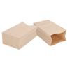 100 Pcs Kraft Paper Bag Food Grade Greaseproof Tear Resistant Disposable Brown Kraft Paper Grocery Bag