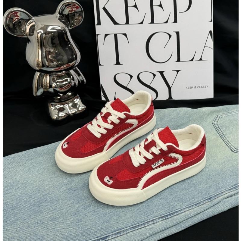 6 Candy Color Women's New Spring Versatile Sports Casual Shoes Retro Style Shoes Soft-soled Shoes