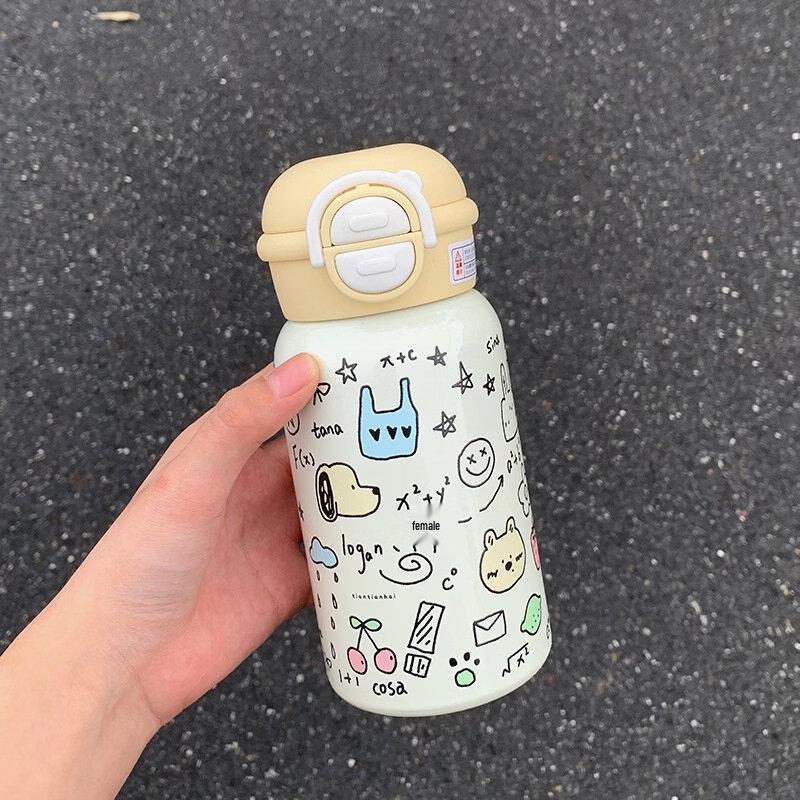 Shangqi 316 Stainless Steel Student Thermos with Straw, 500ml