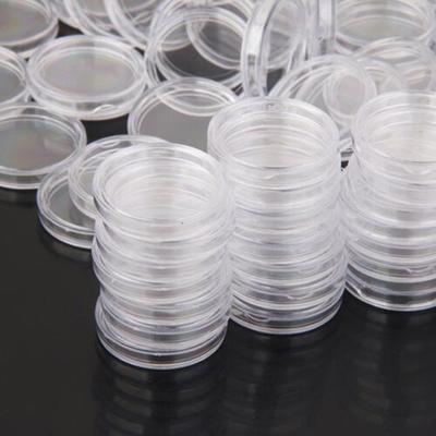 Münzkapsel Schutz Zubehör 100 Stück Behälter 23mm Plastikhalter