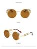 2020 Steampunk Metal Sunglasses with Double Spring Legs - Unisex