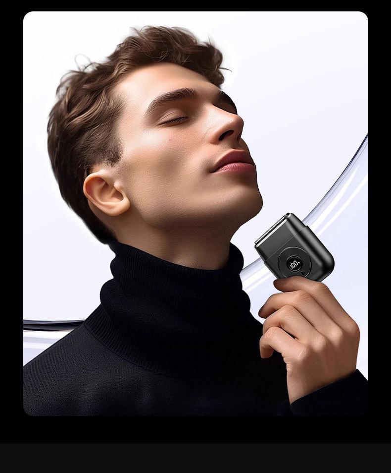 Portable Dual-Use Electric Shaver: Waterproof, Full-Body, Wet/Dry, Magnetic Travel Razor