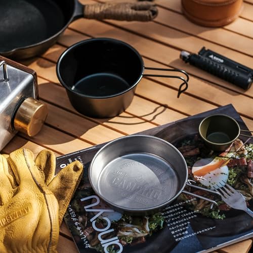 Thous Winds Sierra Cup, Camping Cup, Deep, Outdoor Tableware, Lightweight, Stylish, Stainless Steel, 2-Piece Set