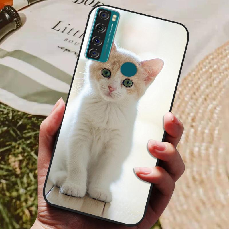 For TCL 20 SE Case Soft Silicone Phone Back Cover For TCL 20 SE TCL20SE TCL20 20SE Cases Coque for TCL 20SE  Fundas Bumper Shell